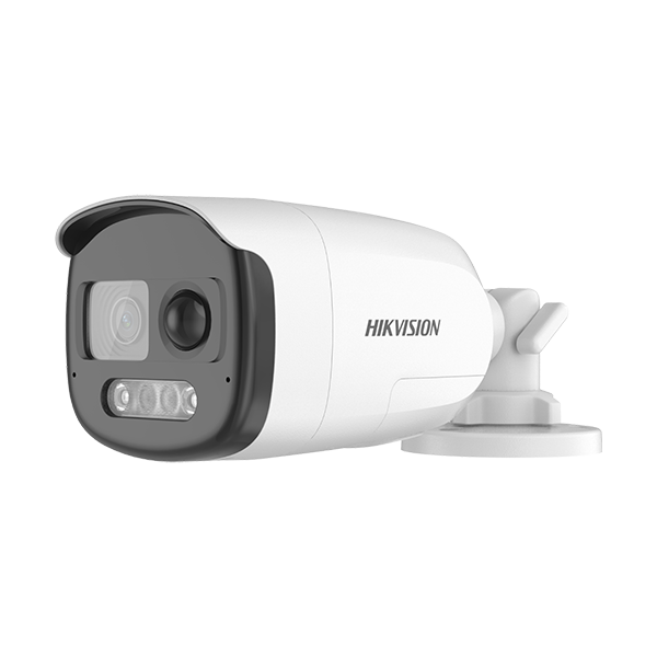 Camera AnalogHD ColorVu 2MP cu PIR si alarma incorporata, lentila 2.8mm, lumina alba 40 m, Audio - HIKVISION - 1