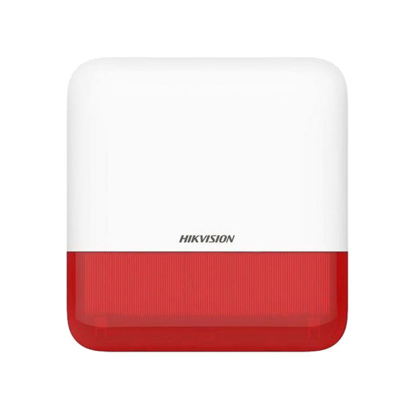 Sirena wireless AX PRO de exterior cu flash, led Rosu, 868Mhz - HIKVISION - 1