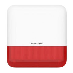Sirena wireless AX PRO de exterior cu flash, led Rosu, 868Mhz - HIKVISION - 1
