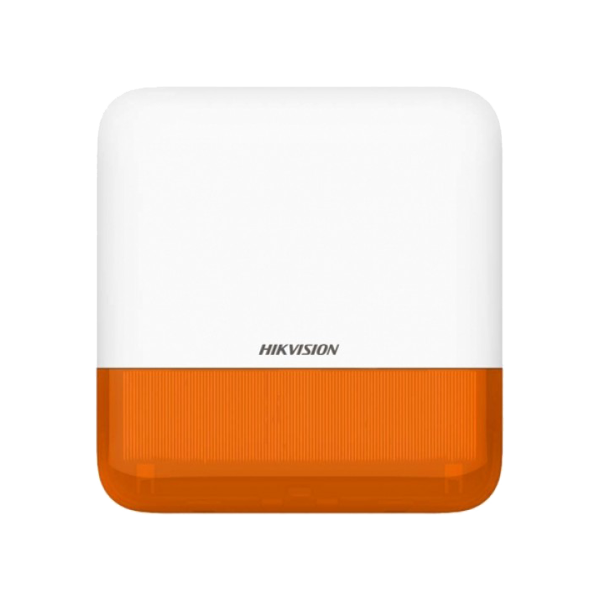 Sirena wireless AX PRO de exterior cu flash, led Portocaliu, 868Mhz - HIKVISION - 1