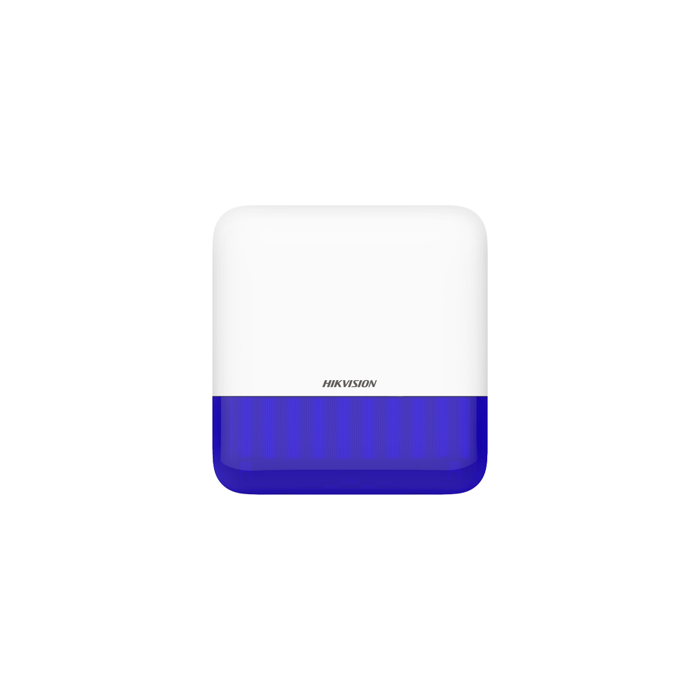 Sirena wireless AX PRO de exterior cu flash, led albastru, 868Mhz - HIKVISION - 1
