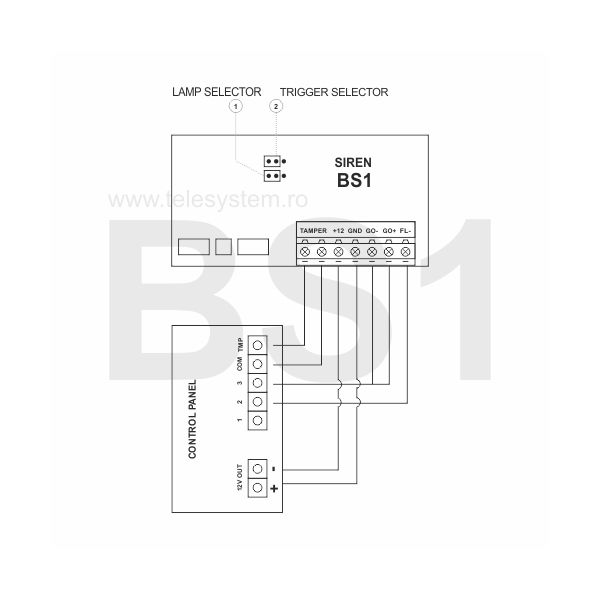 KIT 8 sirene de exterior BS1 - 6