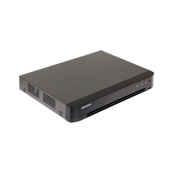 DVR AcuSense 4 ch. video 4MP, Analiza video, AUDIO HDTVI over coaxial - HIKVISION - 1