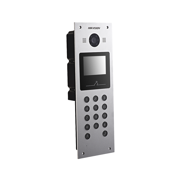 Panou exterior videointerfon TCP/IP pentru blocuri si spatii birouri, control acces card, afisaj LCD- HIKVISION - 2