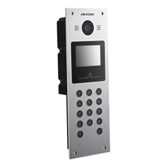 Panou exterior videointerfon TCP/IP pentru blocuri si spatii birouri, control acces card, afisaj LCD- HIKVISION - 2