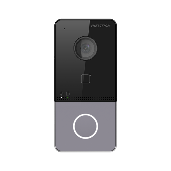 Panou exterior videointerfon TCP/IP, Wi-Fi 2.4GHz, 1 familie, control acces integrat - HIKVISION - 1