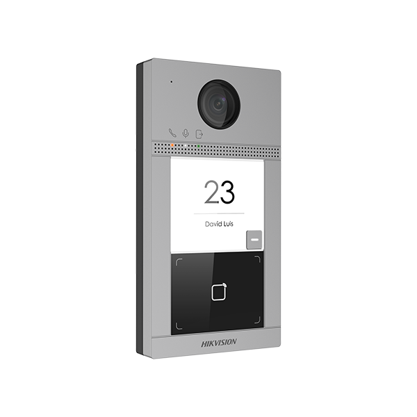 Panou exterior videointerfon TCP/IP pentru 1 familie, Wi-Fi 2.4GHz, control acces integrat - HIKVISION - 1