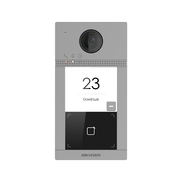 Panou exterior videointerfon TCP/IP pentru 1 familie, Wi-Fi 2.4GHz, control acces integrat - HIKVISION - 2