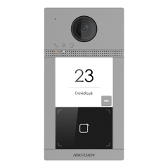 Panou exterior videointerfon TCP/IP pentru 1 familie, Wi-Fi 2.4GHz, control acces integrat - HIKVISION - 2