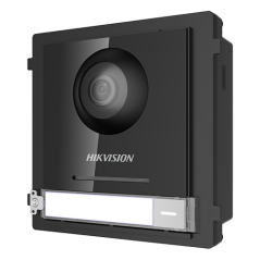 Modul Master pentru Interfonie modulara echipat cu camera video 2MP fisheye si un buton apel - HIKVISION - 1