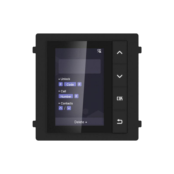 Modul afisaj LCD TFT pentru Interfon modular - HIKVISION - 1