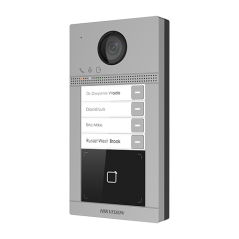 Panou exterior videointerfon TCP/IP pentru 4 familii, Wi-Fi 2.4GHz, control acces integrat - HIKVISION - 3