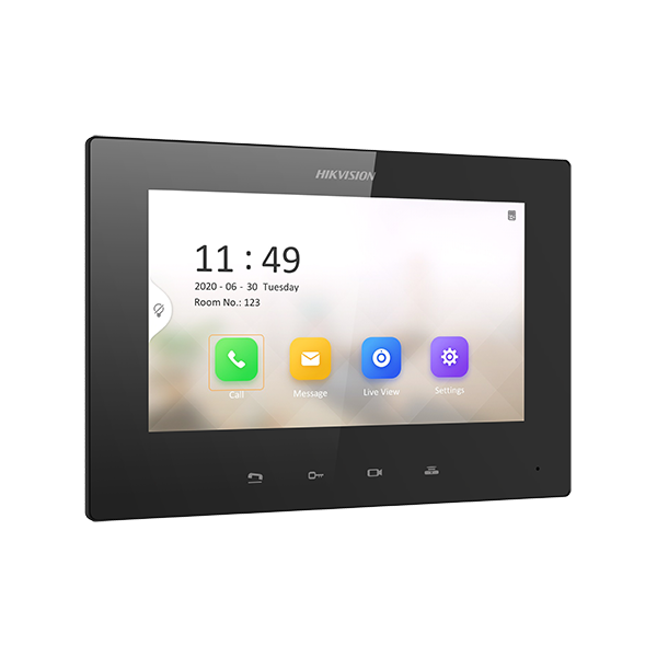 Monitor videointerfon TCP/IP, TFT LCD 7 inch non-touch - HIKVISION - 1