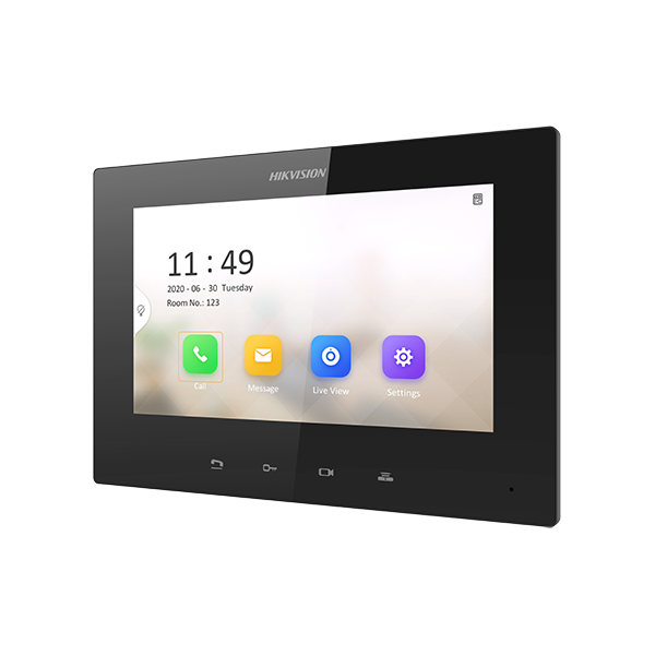 Monitor videointerfon TCP/IP, TFT LCD 7 inch non-touch - HIKVISION - 3