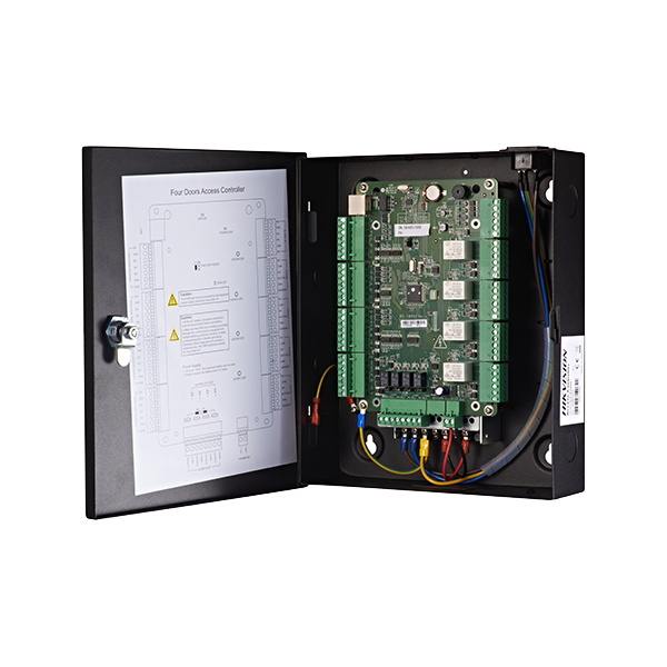 Centrala de control acces pentru 4 usi unidirectionale, conexiune TCP/IP -HIKVISION - 1