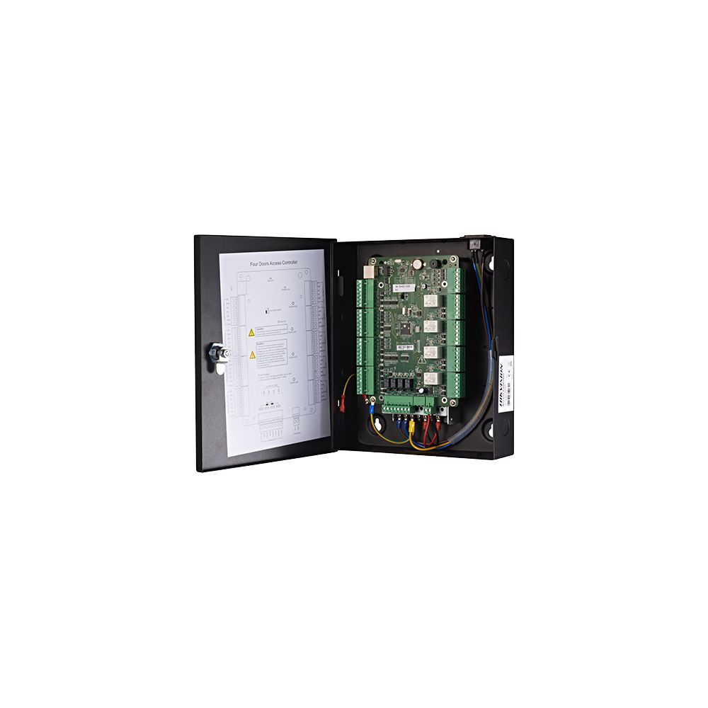 Centrala de control acces pentru 4 usi unidirectionale, conexiune TCP/IP -HIKVISION - 1