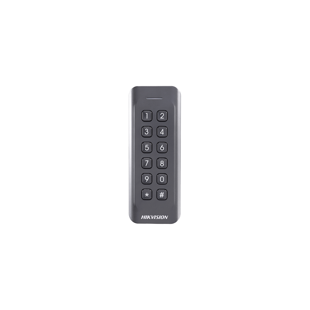 Cititor de proximitate RFID MIFARE 13.56Mhz cu tastatura integrata -HIKVISION - 1