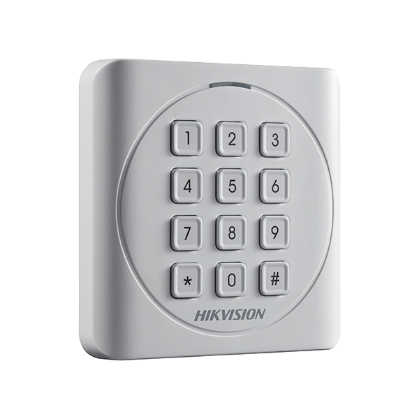 Cititor de proximitate RFID MIFARE 13.56Mhz cu tastatura integrata -HIKVISION - 1