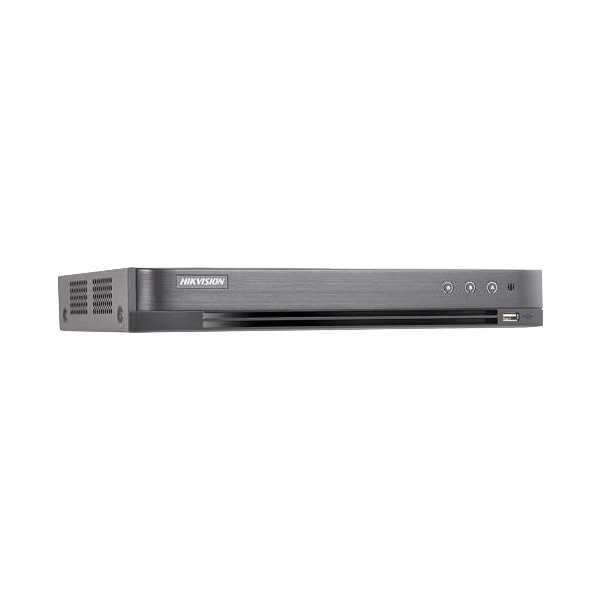 DVR 4K, 4 ch. video 8MP, 4 ch. AUDIO HDTVI "over coaxial" - HIKVISION - 1