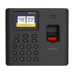 Terminal standalone IP de pontaj cu cititor Amprenta, Card Mifare, Wi-Fi - HIKVISION - 1