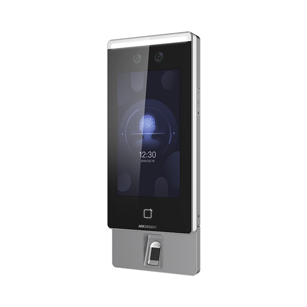 Terminal standalone IP de control acces si pontaj cu recunoastere faciala, amprenta si Card- HIKVISION - 1
