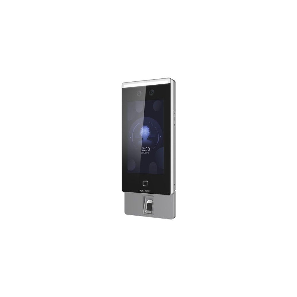 Terminal standalone IP de control acces si pontaj cu recunoastere faciala, amprenta si Card- HIKVISION - 1