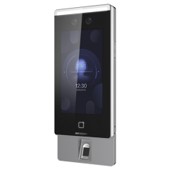 Terminal standalone IP de control acces si pontaj cu recunoastere faciala, amprenta si Card- HIKVISION - 1