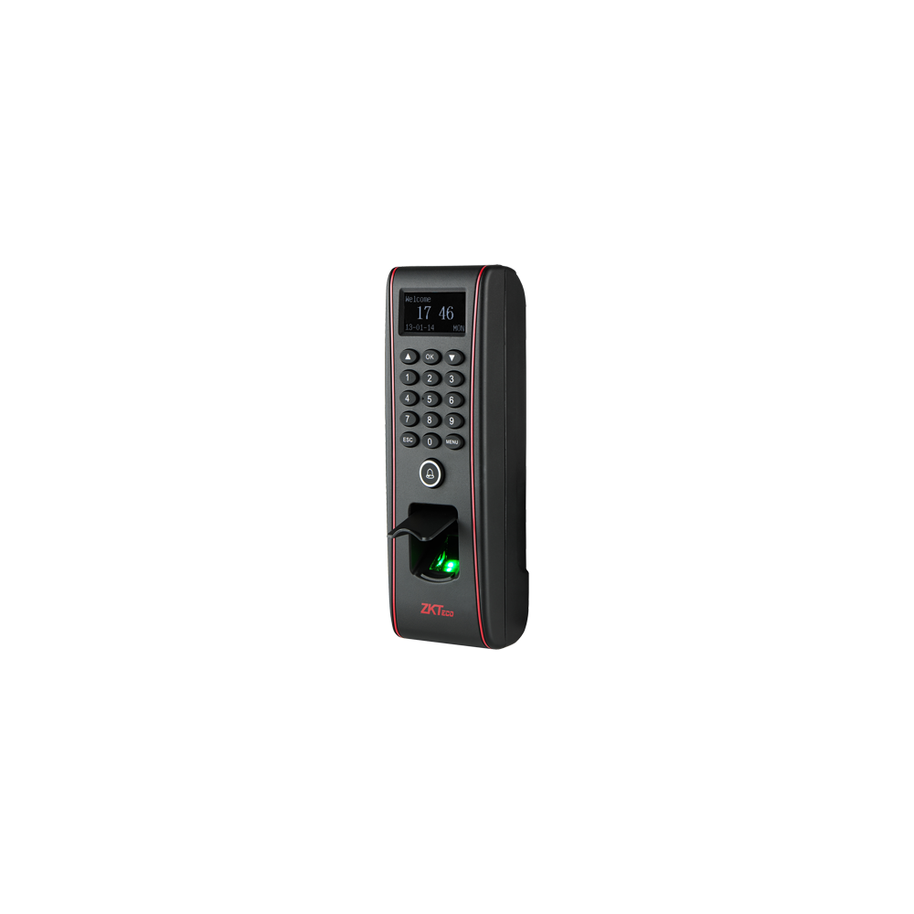 Terminal stand-alone cu cititor de amprenta, proximitate EM125KHz si tastatura - ZKTeco - 1