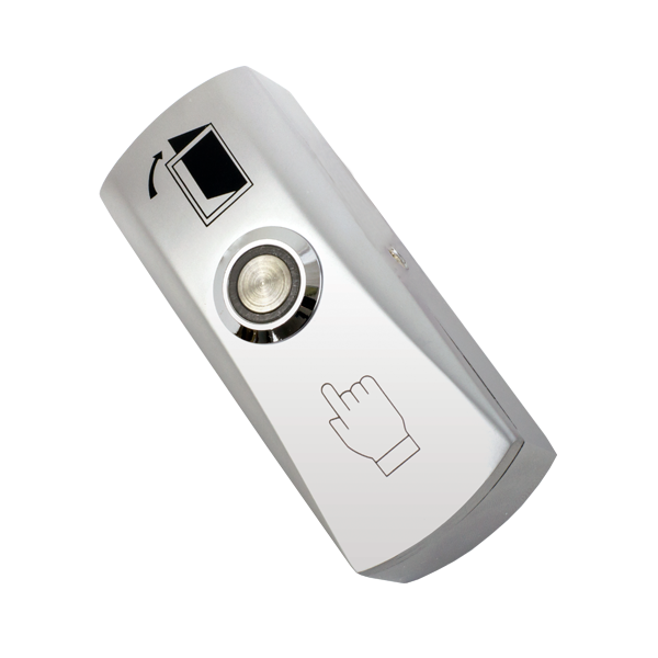 Buton iesire aplicabil din metal, cu LED - 2