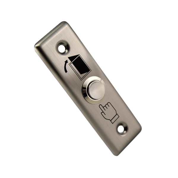 Buton de iesire NO/NC, incastrabil, din inox - 1