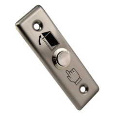 Buton de iesire NO/NC, incastrabil, din inox - 1