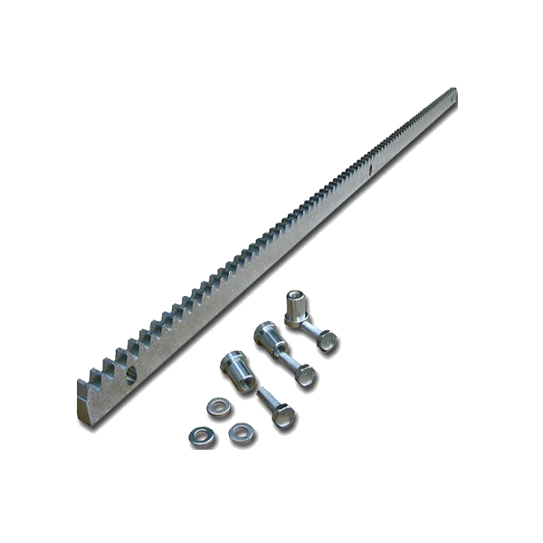 Cremaliera metalica zincata 30x12 mm - lungime 1M - 1