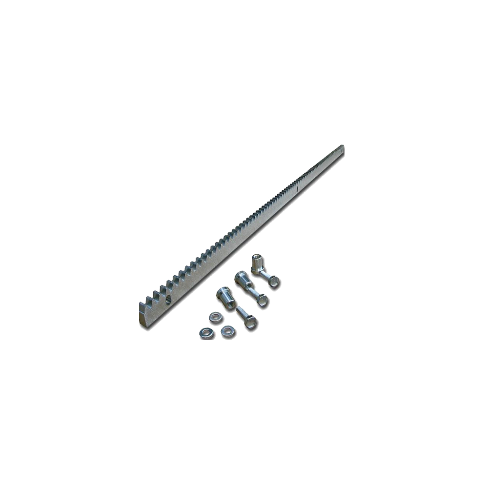 Cremaliera metalica zincata 30x12 mm - lungime 1M - 1