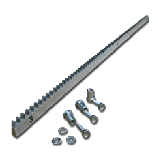 Cremaliera metalica zincata 30x12 mm - lungime 1M - 1