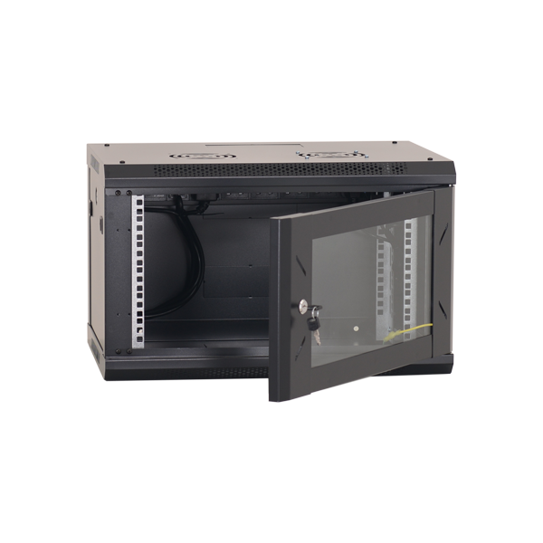 Rack perete 4U 19'' 600x600, negru - ASYTECH Networking - 2