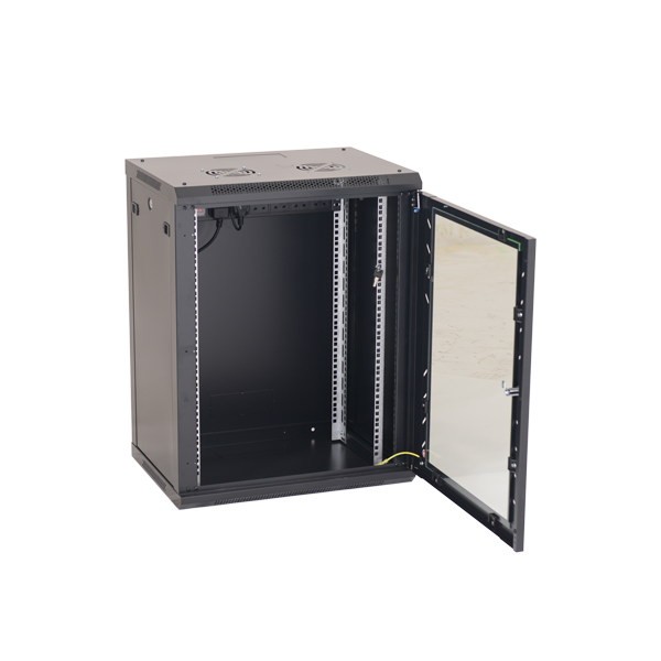 Rack perete 15U 19" 600x600, negru - ASYTECH Networking - 4