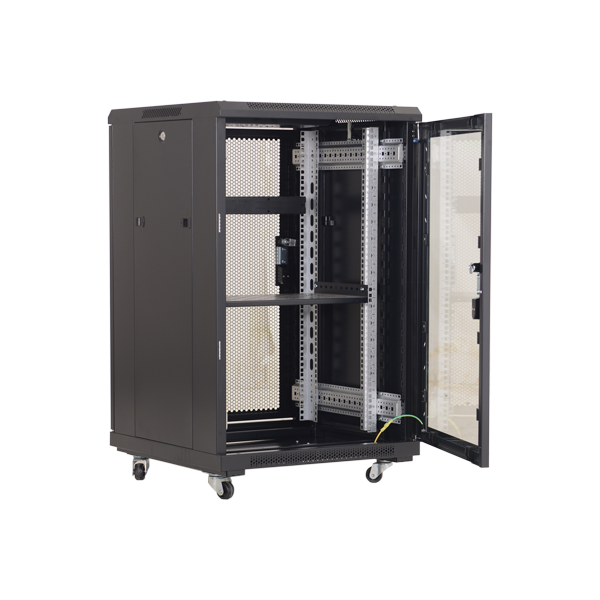 Rack perete 18U 19" 600x450, negru - ASYTECH Networking - 4