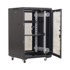 Rack perete 18U 19" 600x450, negru - ASYTECH Networking - 4