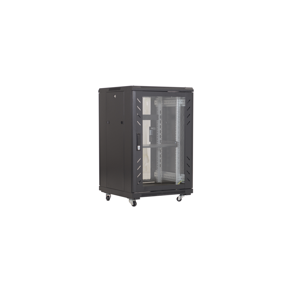 Rack podea 27U 19" 600x800, negru - ASYTECH Networking - 1