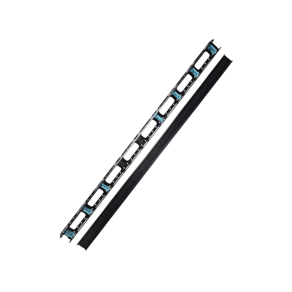 Organizator vertical cabluri, metalic, 47U - ASYTECH Networking - 1