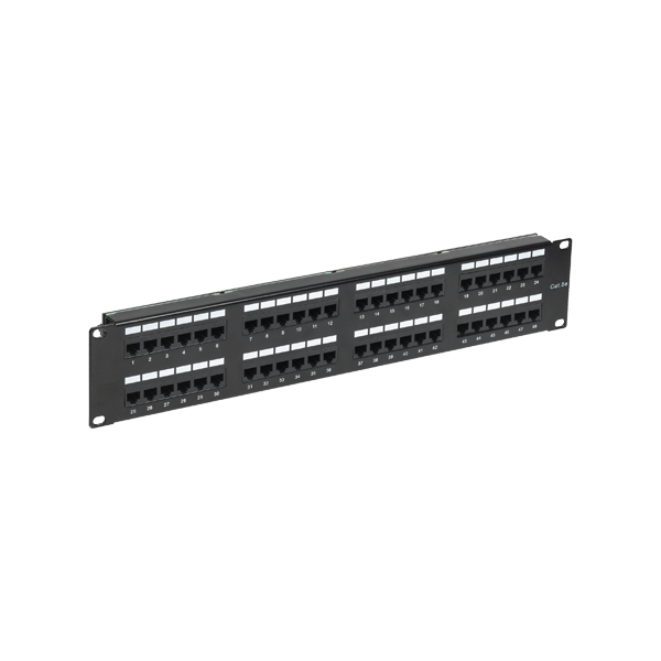 Patch Panel 2U, UTP cat5e, 48 porturi RJ45 - ASYTECH Networking - 1