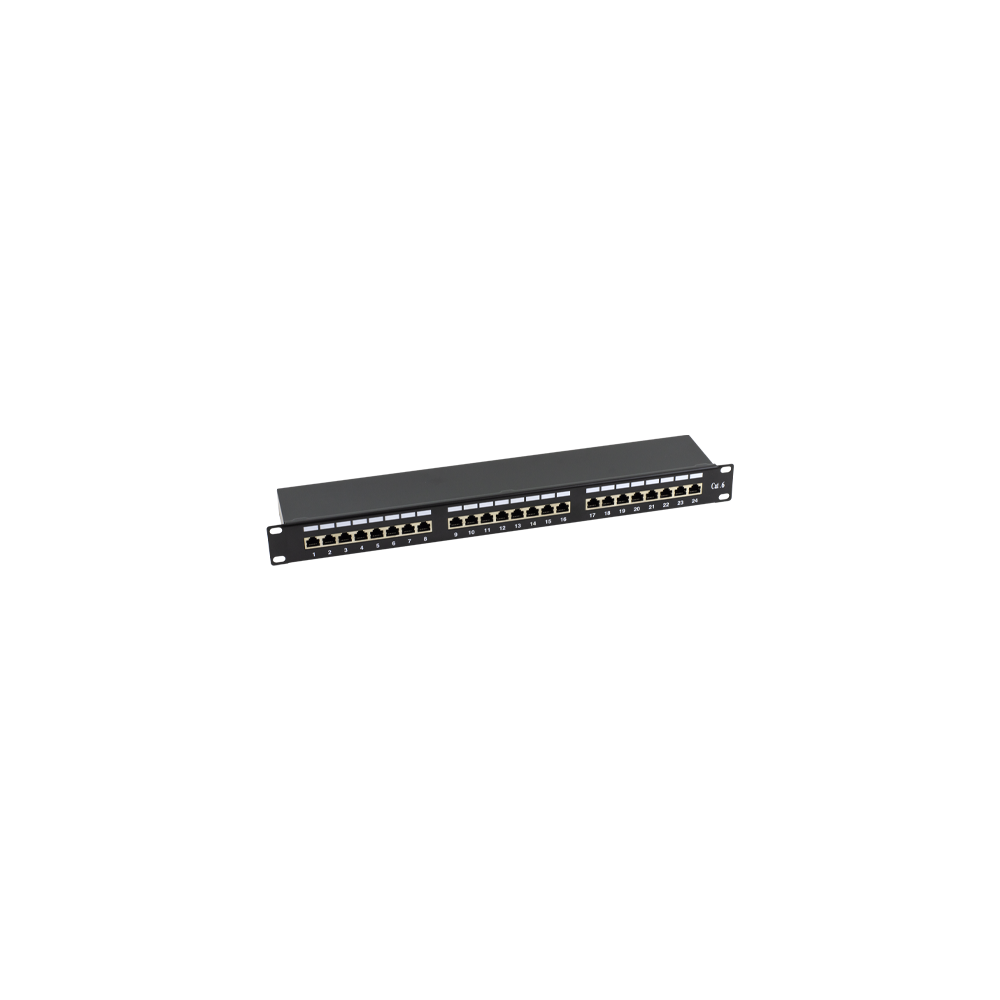 Patch Panel 1U, FTP cat6, 24 porturi RJ45 - ASYTECH Networking - 1