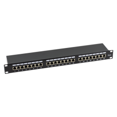 Patch Panel 1U, FTP cat6, 24 porturi RJ45 - ASYTECH Networking - 1