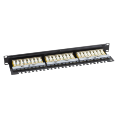 Patch Panel 1U, FTP cat6, 24 porturi RJ45 - ASYTECH Networking - 2