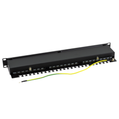 Patch Panel 1U, FTP cat6, 24 porturi RJ45 - ASYTECH Networking - 3