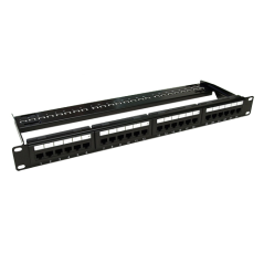 Patch Panel 1U, UTP cat6A, 24 porturi RJ45 - ASYTECH Networking - 1