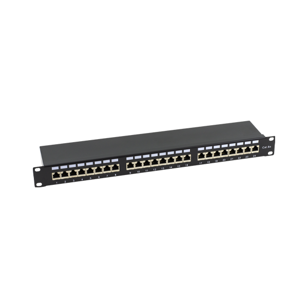 Patch Panel 1U, FTP cat6A, 24 porturi RJ45 - ASYTECH Networking - 1