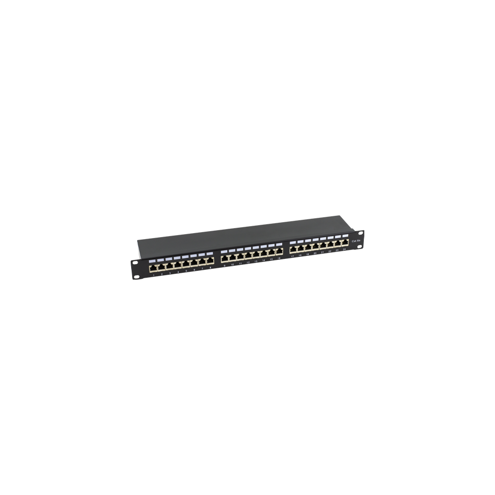 Patch Panel 1U, FTP cat6A, 24 porturi RJ45 - ASYTECH Networking - 1