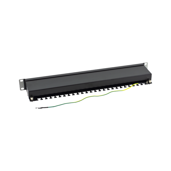 Patch Panel 1U, FTP cat6A, 24 porturi RJ45 - ASYTECH Networking - 3
