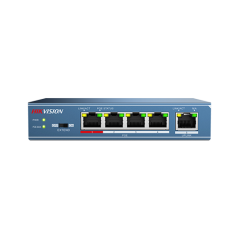 Switch 4 porturi PoE, 1 port uplink- HIKVISION - 1